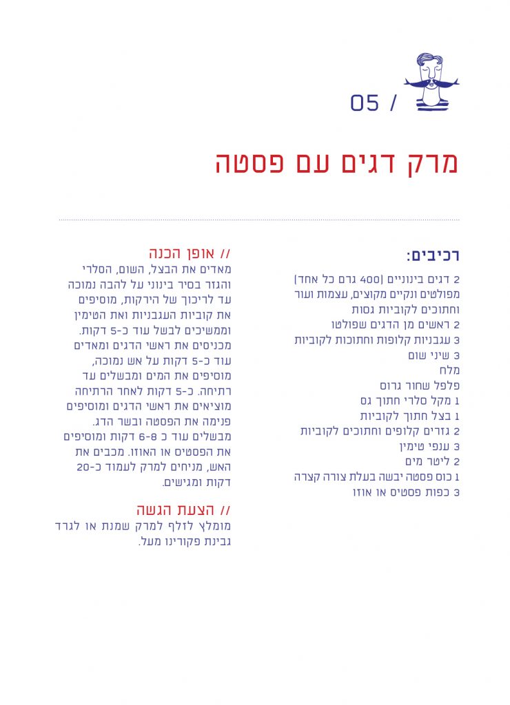 מרק דגים עם פסטה - מתכוני שף מאסטר פיש תל אביב